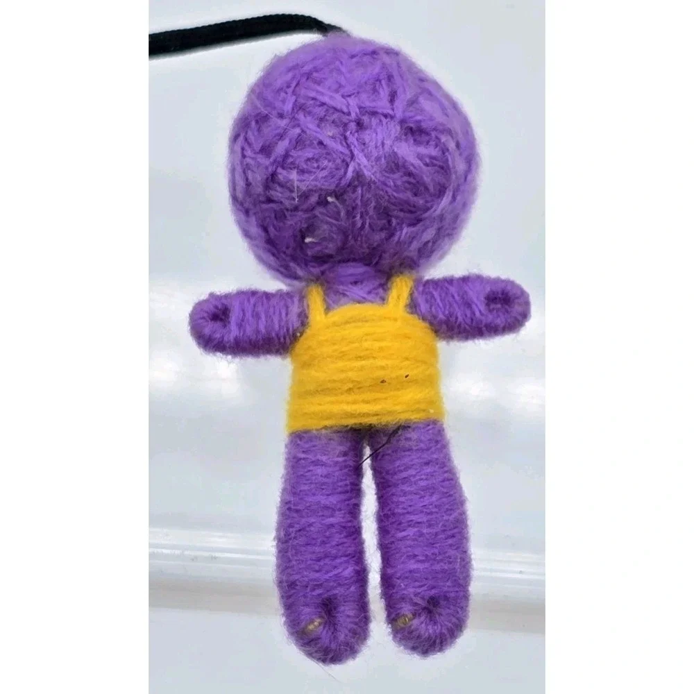 Purple With Yellow Shirt Watchover Voodoo Doll‎ New Tag In Japanese Without Box